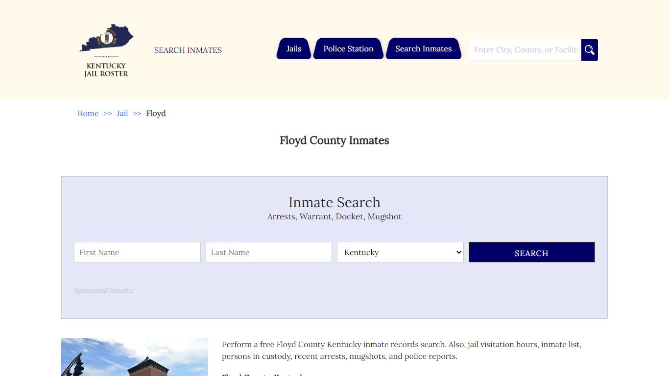 Floyd County Inmates | Jail Roster Search